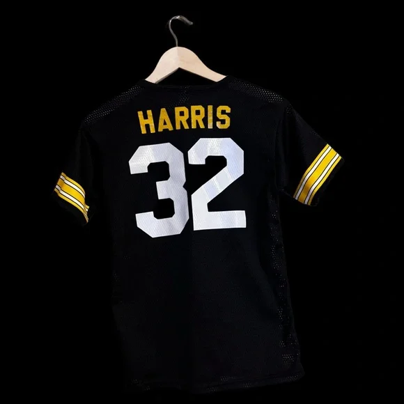 SOLD Franklin Vintage Franco Harris Steelers Jersey Women’s Sz Large (Fits Sm-M) - Picture 3 of 6